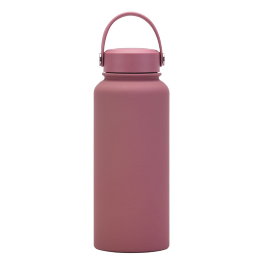 Custom Insulated Water Bottle - Magenta Pink 1L