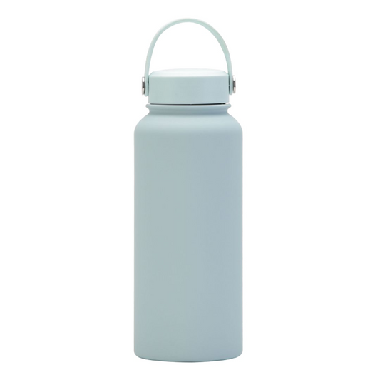 Custom Insulated Water Bottle - Pale Blue 1L
