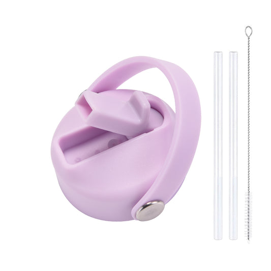 1L Straw Lid -  Lilac Purple