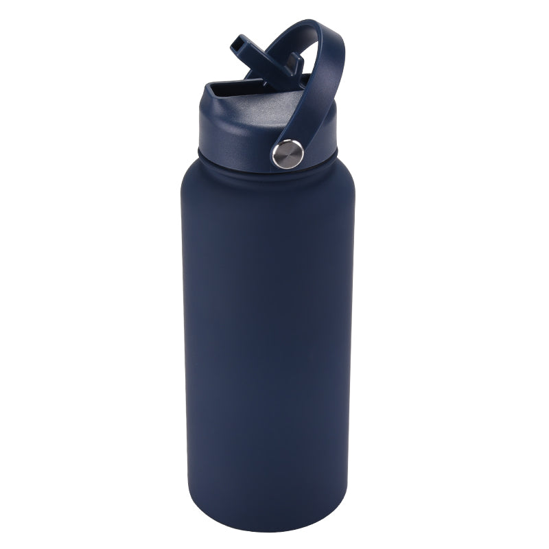 1L Straw Lid - Navy Blue 